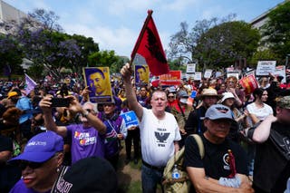 The union has been a strong Democratic supporter, and Senate Democratic Leader Chuck Schumer and California’s two Democratic senators wrote a letter to federal officials demanding answers regarding Huerta’s arrest.